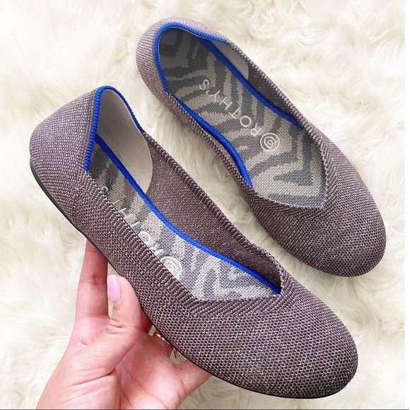 RETIRED Rothy flats in twilight metallic - Picture 4 of 9